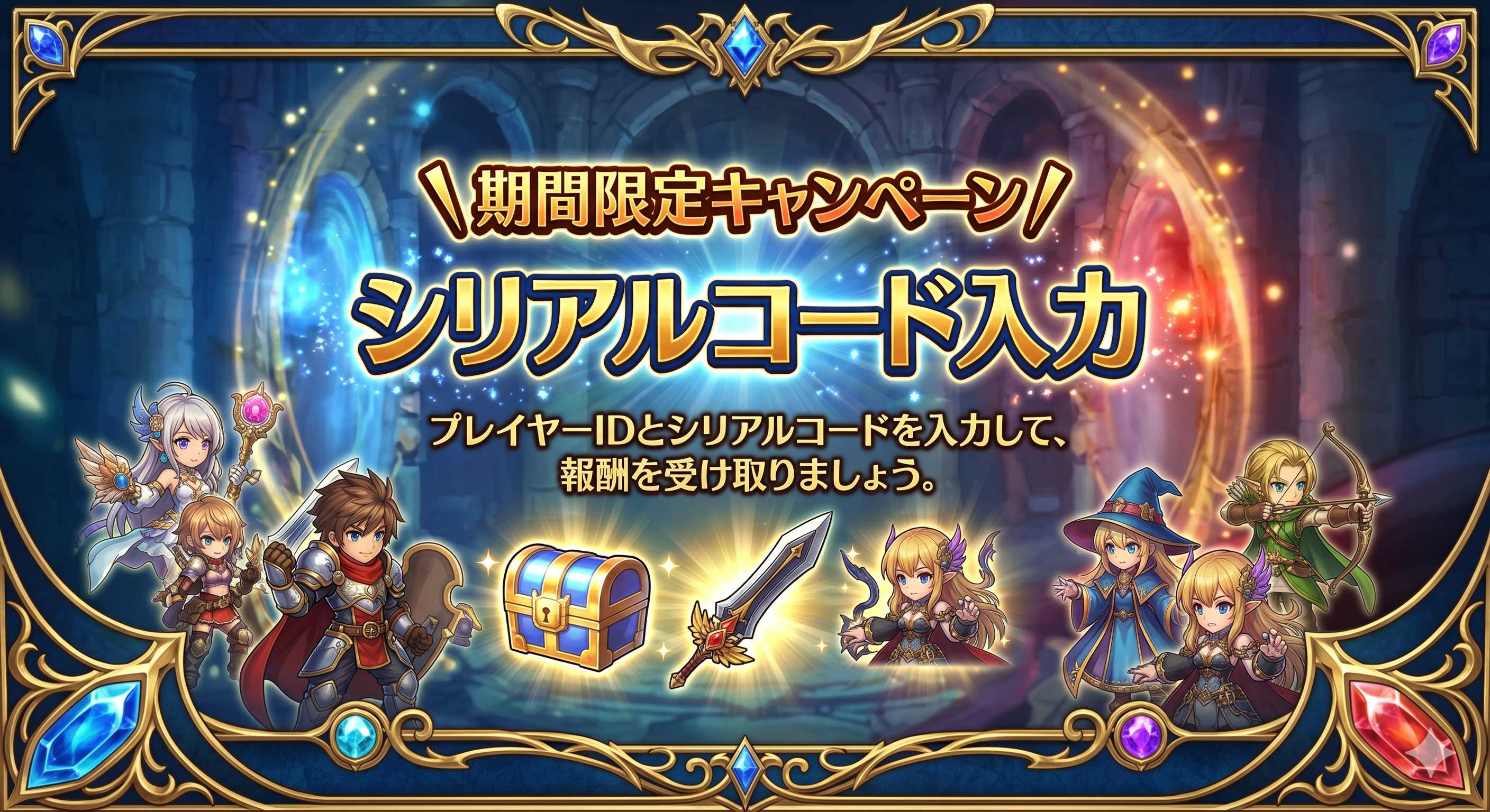 シリアルコード入力のイメージ